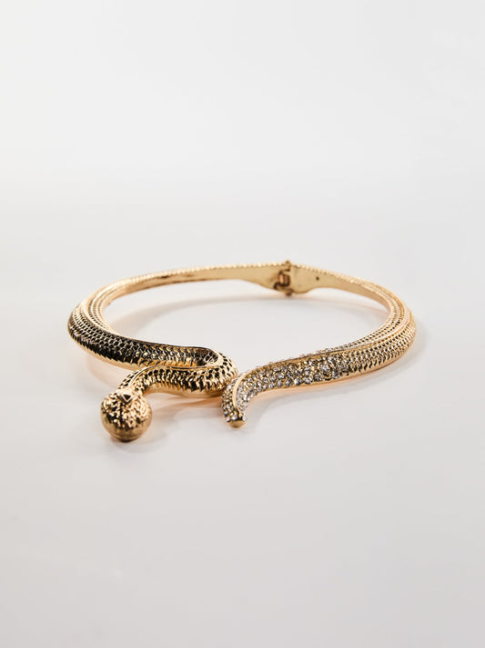 Oexara Snake Rhinestone Choker